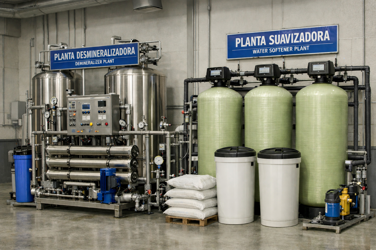 Planta Desmineralizadora y Suavizadora